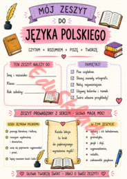 📖 Zadbaj o zeszyt – Język polski