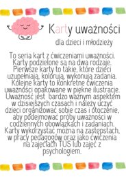 Karty uważności dla dzieci i młodzieży