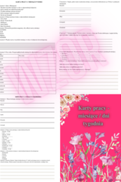 Karty Pracy - Zajęcia rewalidacyjne - Dni Tygodnia / Miesiące - 43 Karty Pracy