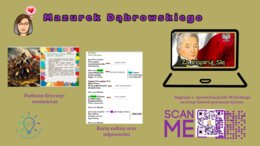 Mazurek Dąbrowskiego- scenariusz lekcji, karty pracy, stacje zadaniowe, AI mówiący awatar