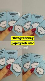 "Ortograficzny pojedynek - u/ó" - 90 haseł
