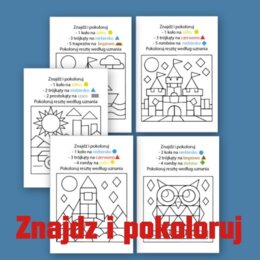 Karty Pracy – Kształty | Edukacja Przedszkolna | Do Druku