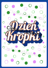 Plakat na Dzień Kropki – kolorowa dekoracja, która inspiruje!