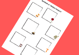 "MAŁY KSIĄŻĘ" - symbole - karta pracy