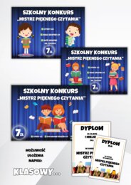 DEKORACJA NA KONKURS MISTRZ PIĘKNEGO CZYTANIA
