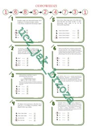 Rozwiązywanie zadań tekstowych za pomocą równań, stacje zadaniowe, klasa 8