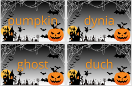fiszki - HALLOWEEN - 50 słówek po angielsku