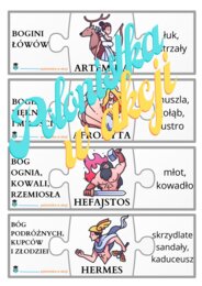 Bogowie greccy - puzzle