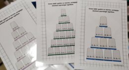 Kubeczkowe wieże - tabliczka mnożenia (73 strony)