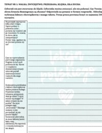 ROZPRAWKA KROK PO KROKU, ROZPRAWKA Z DRABINKĄ KONTROLNĄ