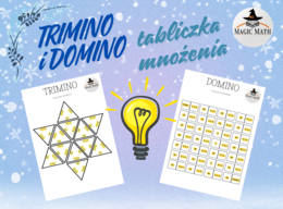 TRIMINO i DOMINO matematyczne - TABLICZKA MNOŻENIA