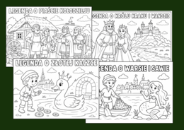 📗 LEGENDY MIESIĄCA - podróże z opowieścią przez cały rok – kompletna innowacja pedagogiczna dla klas I–III