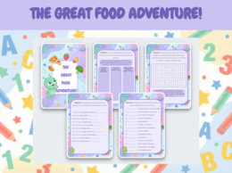 The Great Food Adventure | Mega Karta Pracy (Gamification) | Food, a/an/some, C/U | Klasa 4-5