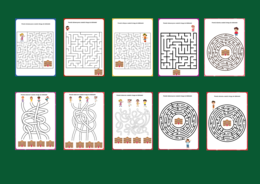 MIESIĄC BIBLIOTEK SZKOLNYCH – biblioteka – labirynty – labirynt – 10 wersji