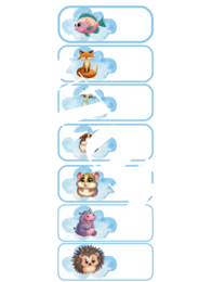 Na rozpoczęcie roku dekoracje- pakiet chmurki