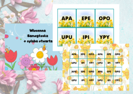 WIOSENNE SYLABY – SAMOGŁOSKA + SYLABA OTWARTA