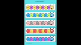 Wyrazowe gąsienice – zabawa edukacyjna