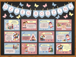 ZESTAW materiałów na gazetkę — DZIEŃ RODZINY