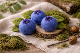 Jagody z filcu [Instrukcja]