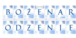 BOŻE NARODZENIE- napis, girlanda