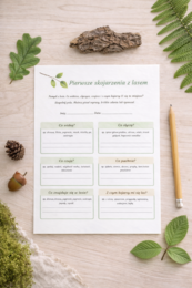 Pierwsze skojarzenia z lasem [Karta pracy]