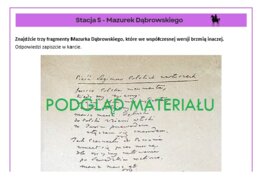 Okres napoleoński - stacje zadaniowe klasa 6