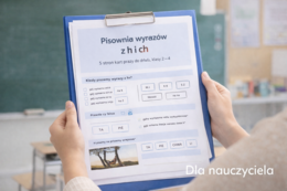 PISOWNIA WYRAZÓW Z H I CH [Karta pracy, sprawdzian]