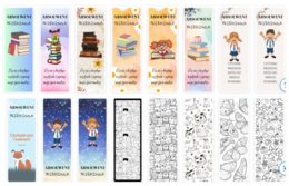 Zakładki do książek dla ABSOLWNTÓW PRZEDSZKOLA - 18 wzorów