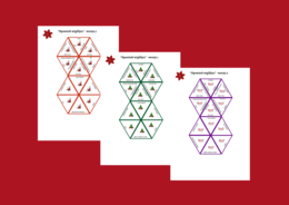 "OPOWIEŚĆ WIGILIJNA" – kl. 4-8 – trimino 12 elementów