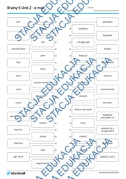 Brainy 6 Unit 2 - krok po kroku: e-mail (14 stron)