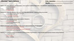 Test z "Zemsty"