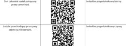 Czasowniki i imiesłowy z kodem QR - ćwiczenie