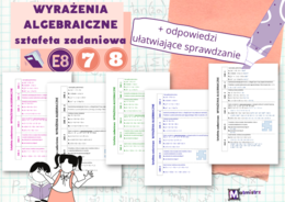 Sztafeta zadaniowa WYRAŻENIA ALGEBRAICZNE