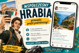 Współczesny Hrabia prowadzi profil podróżniczy