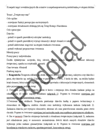 Konspekt zajęć rewalidacyjnych dla uczniów z niepełnosprawnością intelektualną w stopniu lekkim z dodatkami