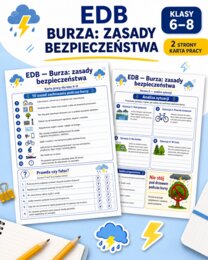 Burza - zasady bezpieczeństwa