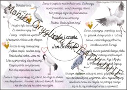 Żuraw i czapla Jan Brzechwa