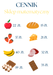 Matematyczny sklep - dodawanie i mnożenie w zakresie 100