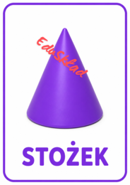 Bryły geometryczne – pakiet kolorowych plakatów do druku