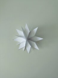 Gwiazdka 3D - szablon