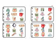 WINTER - karty obrazkowe z podpisami, karty podświetlane, zagadki, QR-kody, Domino, Bingo, fiszki, najpopularniejsze słowa związane z zimą, klasy 1-8