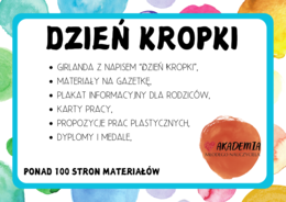 ZESTAW DZIEŃ KROPKI - PONAD 100 STRON