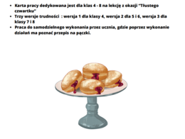 Matematyczny przepis na pączki