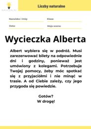 Mini projekt - Liczby naturalne "Wycieczka Alberta" kl. 4