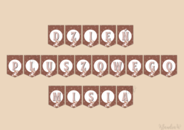 Girlanda na Dzień Pluszowego Misia