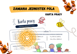 Zamiana jednostek pola - karta pracy