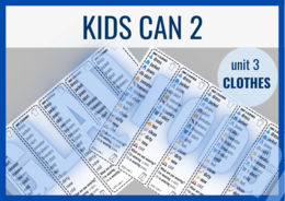 Kids Can 2 unit 3 – zakładki do książki