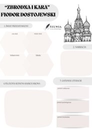 📒Notatnik maturalny „Zbrodnia i kara" Fiodor Dostojewski