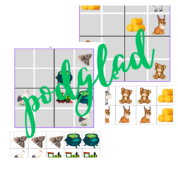 Sudoku głoski ciszące | Sudoku logopedyczne