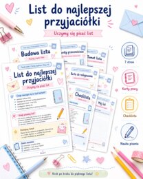 List do najlepszej przyjaciółki – formy użytkowe